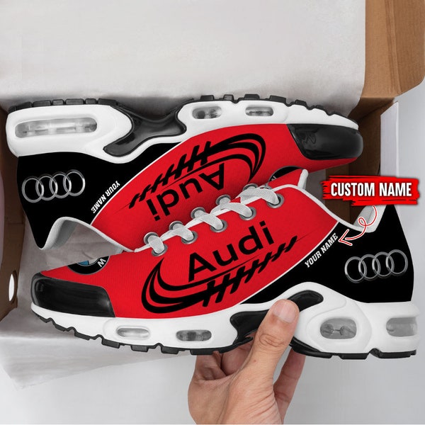 Audi TN Shoes, Vintage style, Customize name and any logo, Audi, Audi logo, TN Shoes, Personalized