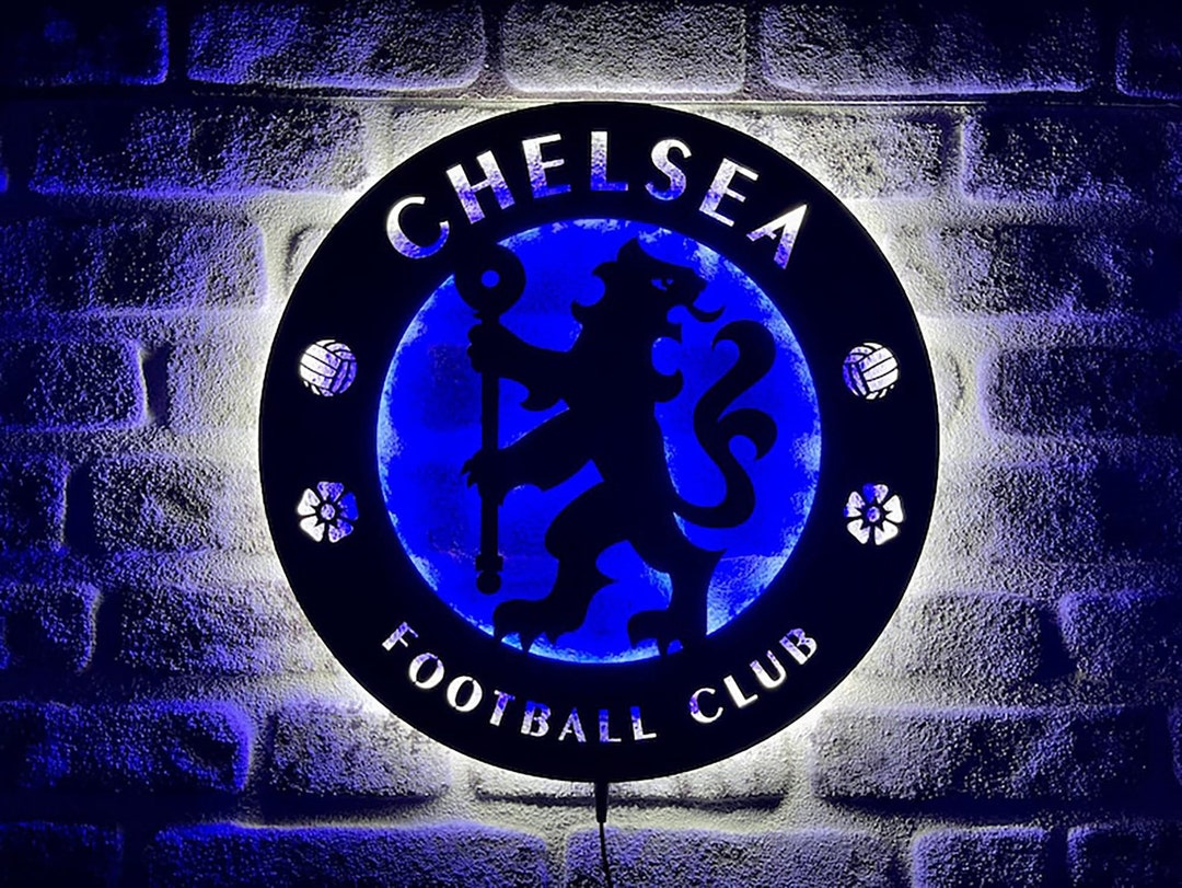 Football Sport Clup Metal Wall Art, Football Team Logo Decor, Football