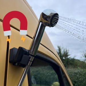 Soporte de cabezal de ducha magnético ajustable para furgoneta/autocaravana/coche