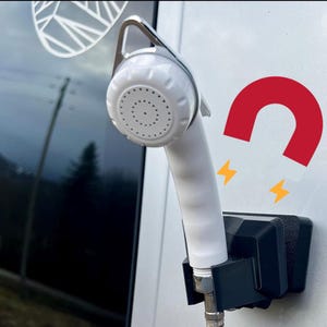 Adjustable magnetic holder for VW California shower head brand REICH