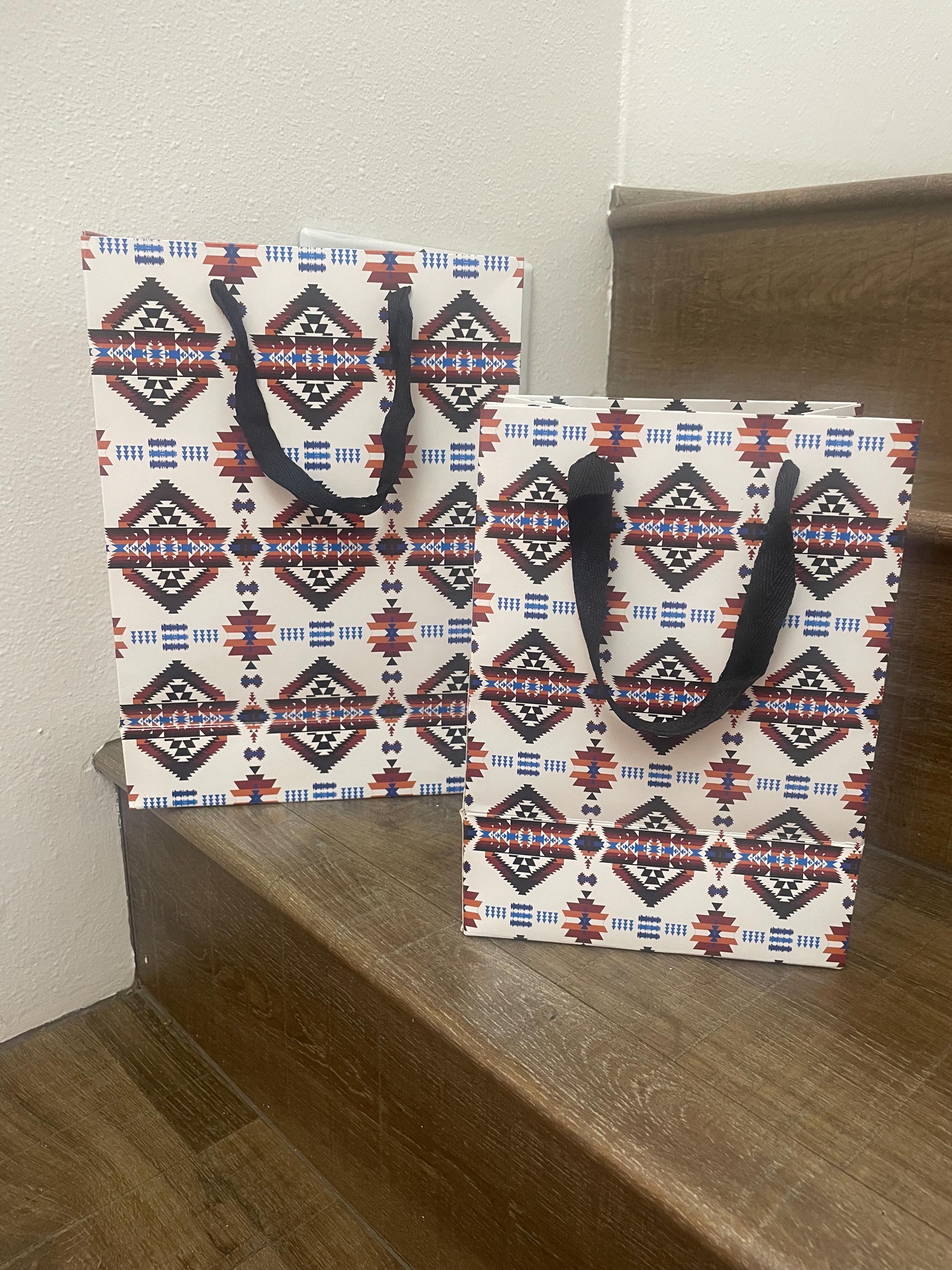 Native American Design Gift Bag 12pc - Etsy Israel