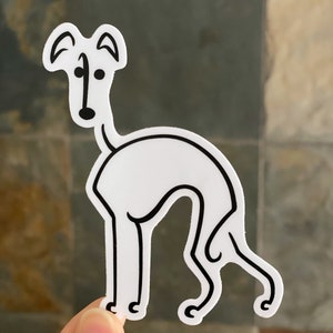 Whippet / Italian Greyhound Sticker