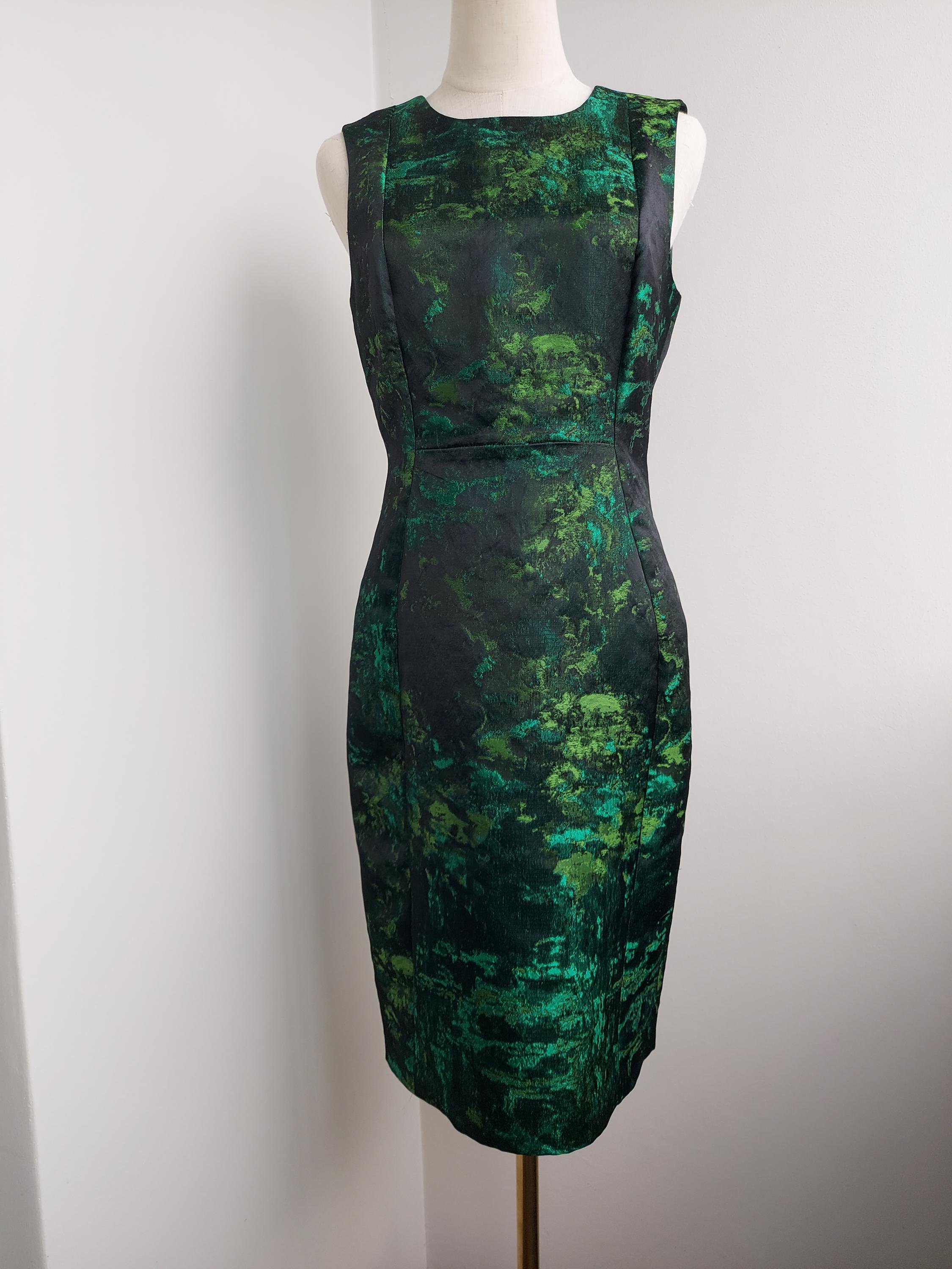 mint green calvin klein dress Calvin Klein Womens Jewel Neck Knee Length Midi Dress Green 2 at Amazon  Women's Clothing store