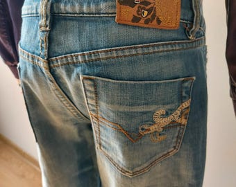 00s diesel flared denim swag Y2K ローライズ Vintage Diesel Flared Jeans, Low-rise Denim, Y2K Style (W29) - Etsy