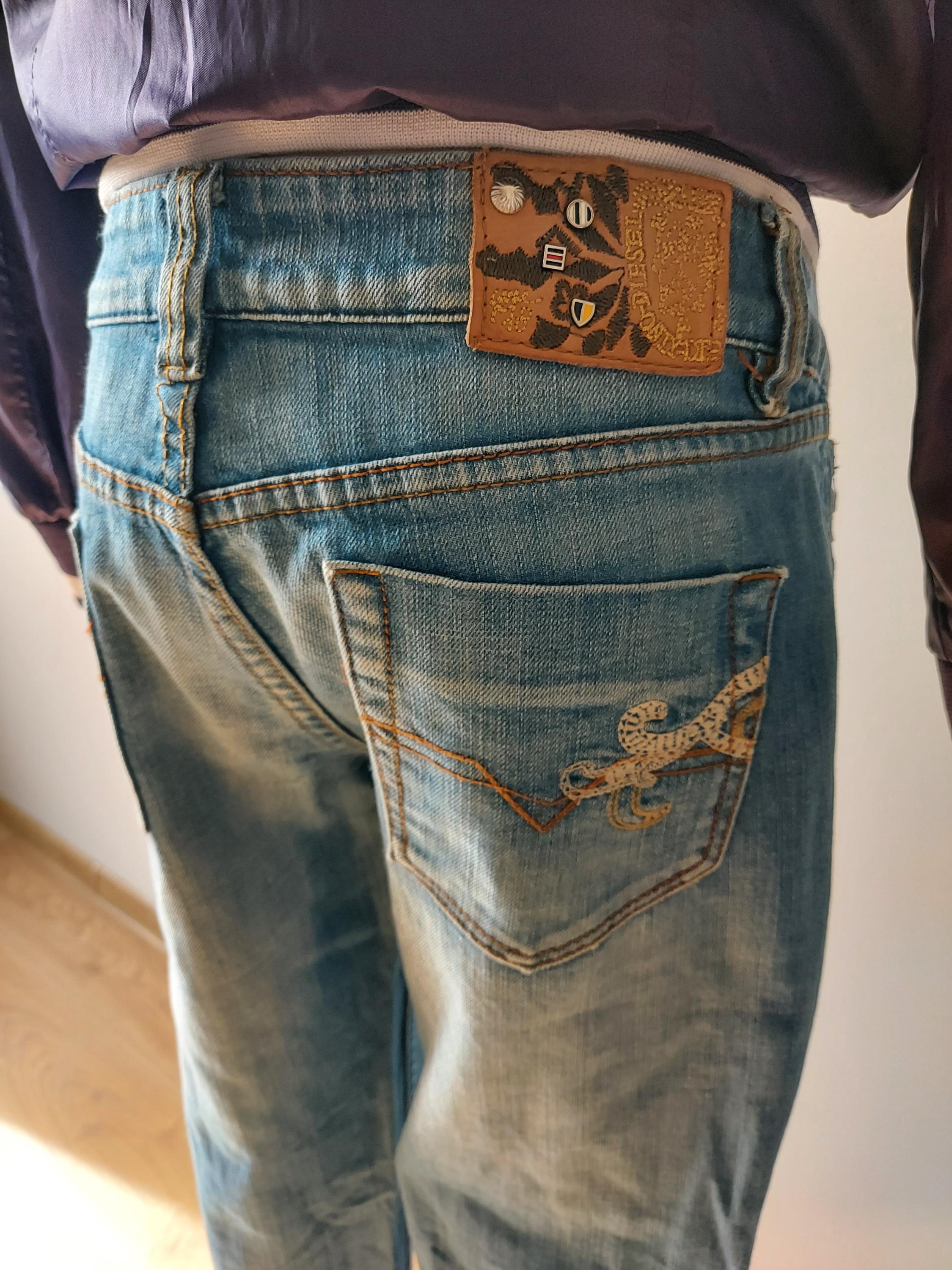 Vintage Diesel Flared Jeans, Low-rise Denim, Y2K Style (W29) - Etsy