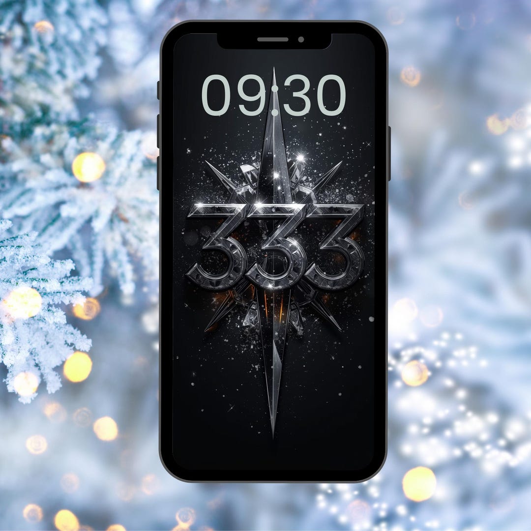 Angel Number 333 Phone Wallpaper – NYC Luxury 4K Lock Screen (digital ...
