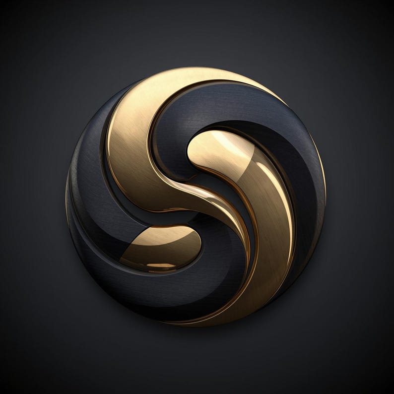 Exclusive 3D Gold Black Emblem Logo Modern Luxury Design Etsy exclusive-3d-gold-black-emblem-logo-modern-luxury-design-etsy