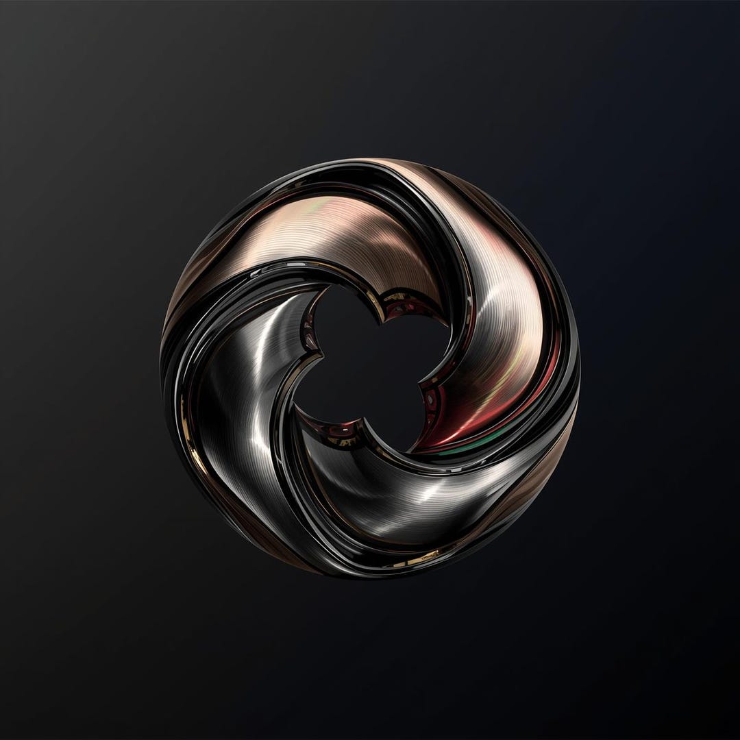 Motion Emblems Design Eclipse Motion Emblem — Ultra-luxury 3D Metallic Logo | Elegant ...
