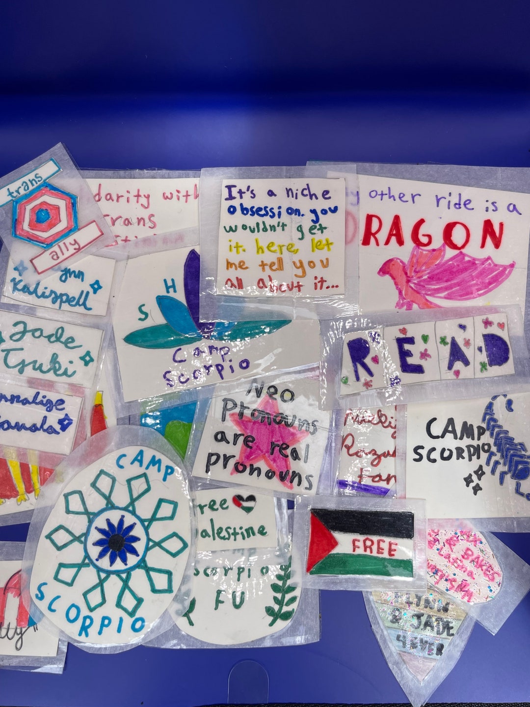 10 Pack Stickers- Pride Stickers, Camp Scorpio Stickers, Silly Stickers ...