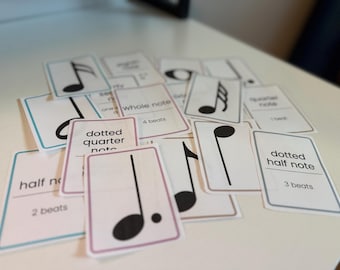 Music Symbol Flashcards: Beginner Music Theory (Printable PDF)