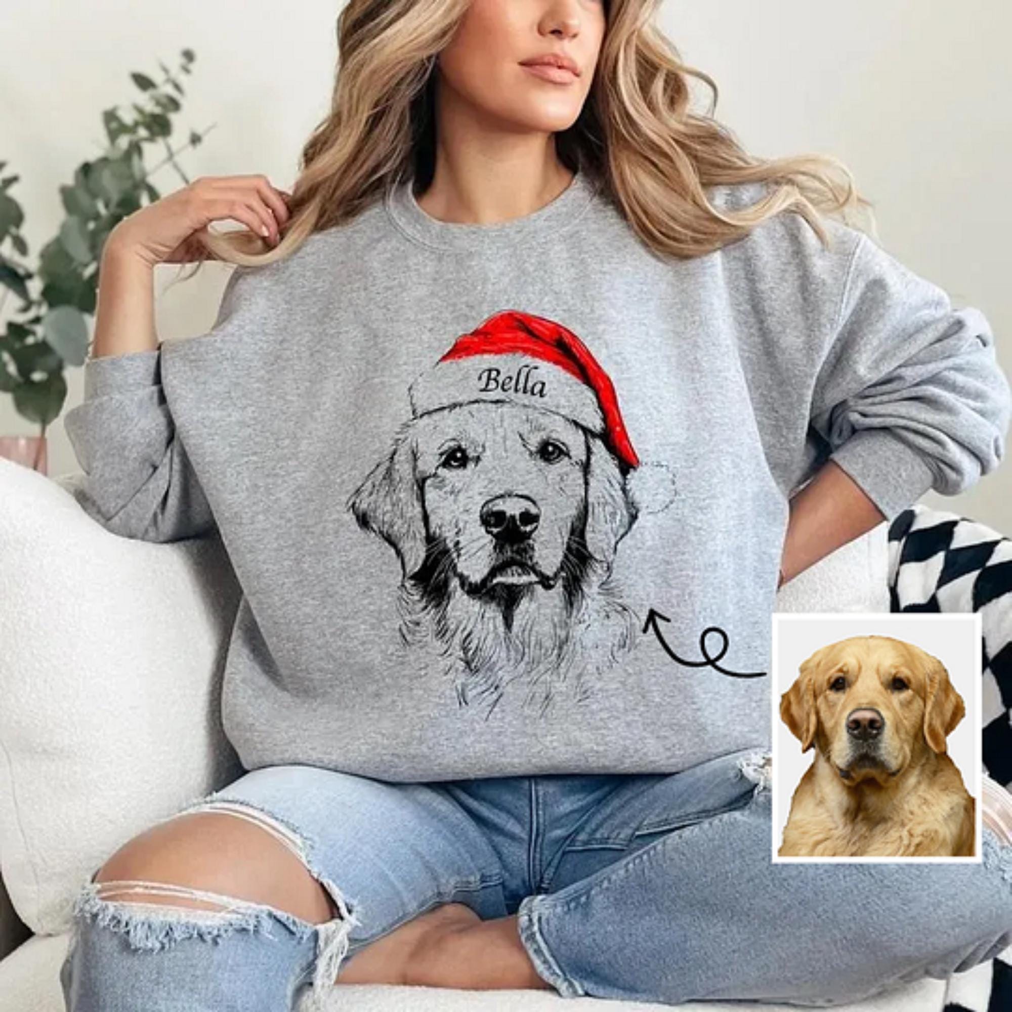 Hunde-Weihnachtspullover Mit Clownprinz-Design - Warme Strickjacke Für Hunde & Katzen, Geknöpft