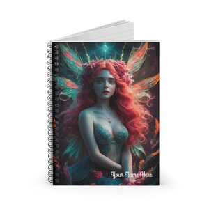 Fairy Princess Journal, Lined, Dream Journal, Notebook, Journal, Dream Journal, Manifesting Journal, Yoga Journal, Birthday Gift, Whimsical