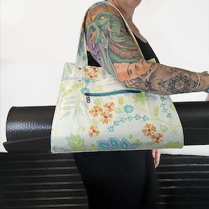 Dlux Yoga Sling, Yoga Bag, Yoga Tote, Reversible Yoga Bag, Yoga Mat Carrier, Unique Yoga Bag, Unisex Yoga Bag, Yoga Gift, Gift For Her