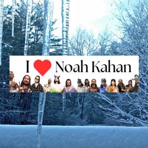I heart Noah Kahan Bumper Stickers