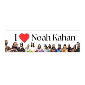 I heart Noah Kahan Bumper Stickers