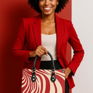 Delta Sigma Theta Zebra Print Tote Bag