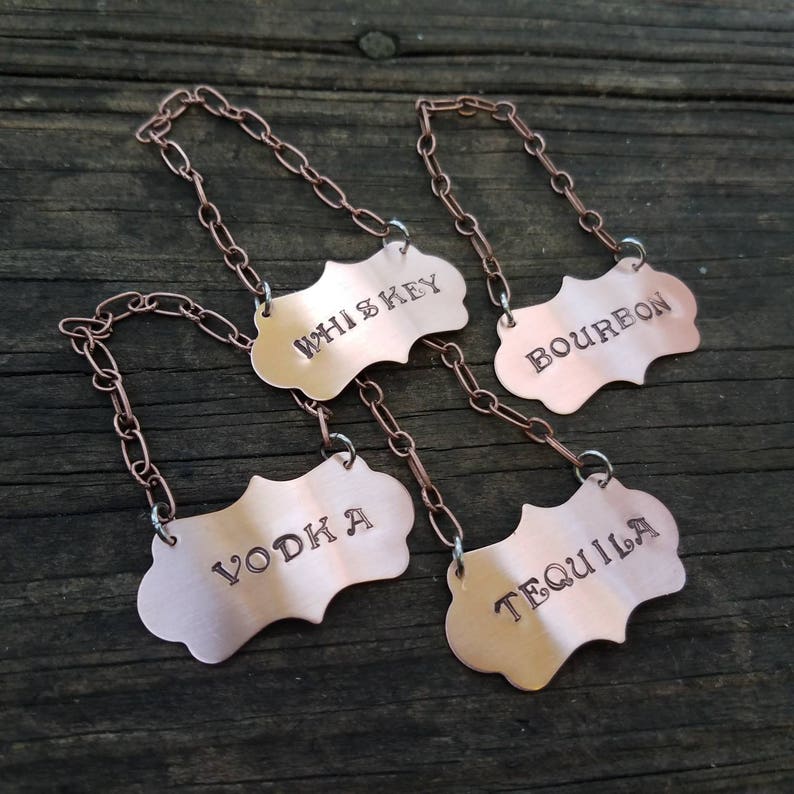 Liquor Decanter Tag Personalized / Liquor Decanter Labels / Etsy