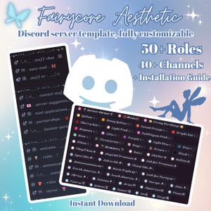 フェアリーコアをテーマにした美的 Discord テンプレート、かわいい、美的、フェアリーコア、ピンク、かわいい、Discord テンプレート、ストリーマー、ストリーミング、ストリーム