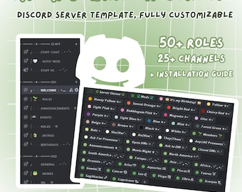 Minimal Aesthetic Discord Server Template, Roles, Channels, Hangout ...