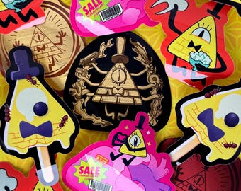 Bill Cipher 3" Die Cut Stickers