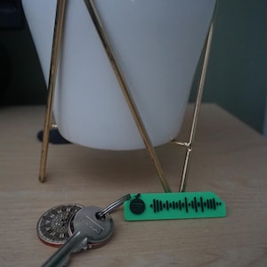 Charli XCX brat Spotify keychain