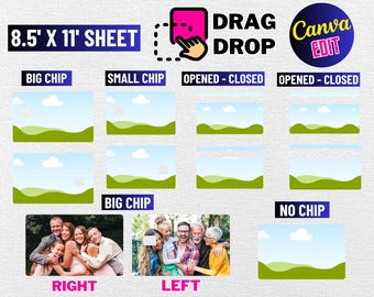 Credit Card Skin Template Canva SVG: DIY Card Sticker (Digital Download)