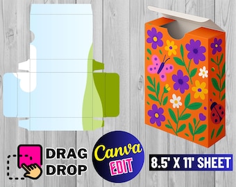 Playing Card Box Template SVG: DIY Gift Box (Digital Download)