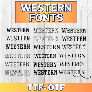 Western Font Cowboy Font Svg Old West Font Western Font Styles Old Western Font Western Font Country Font Cricut Font Silhouette