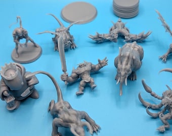 Final Fantasy Monster Pack - FF7 Pack of 9 Monsters