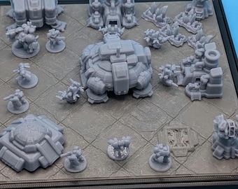 Mini Terran Base Diorama - Resin and FDM - Unpainted