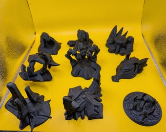 Protoss Advanced Structures - Unpainted - FDM Printed Table Top Terrain for Starcraft TMG