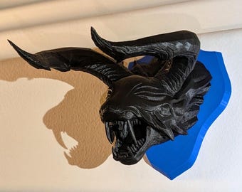 Final Fantasy Behemoth Head Hunting Trophy Display