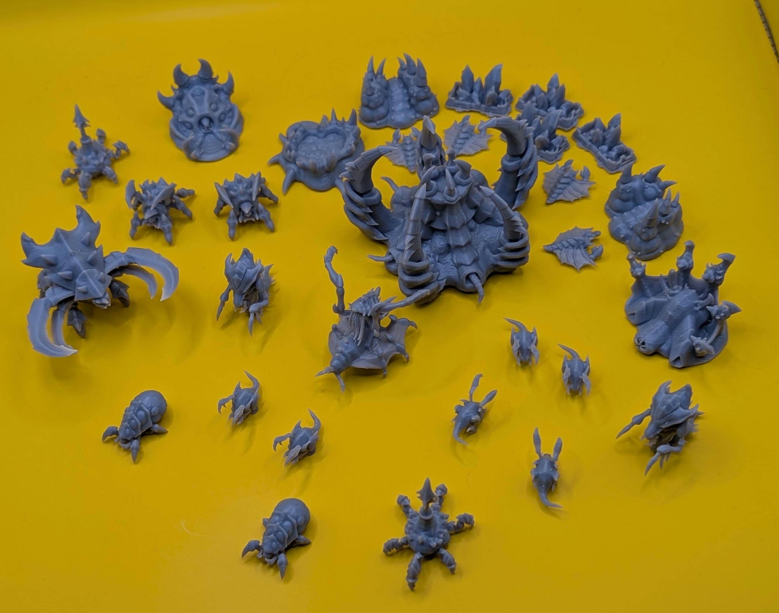 Zerg Base Layout Zerg Miniature Base (30 PC Set) - Etsy