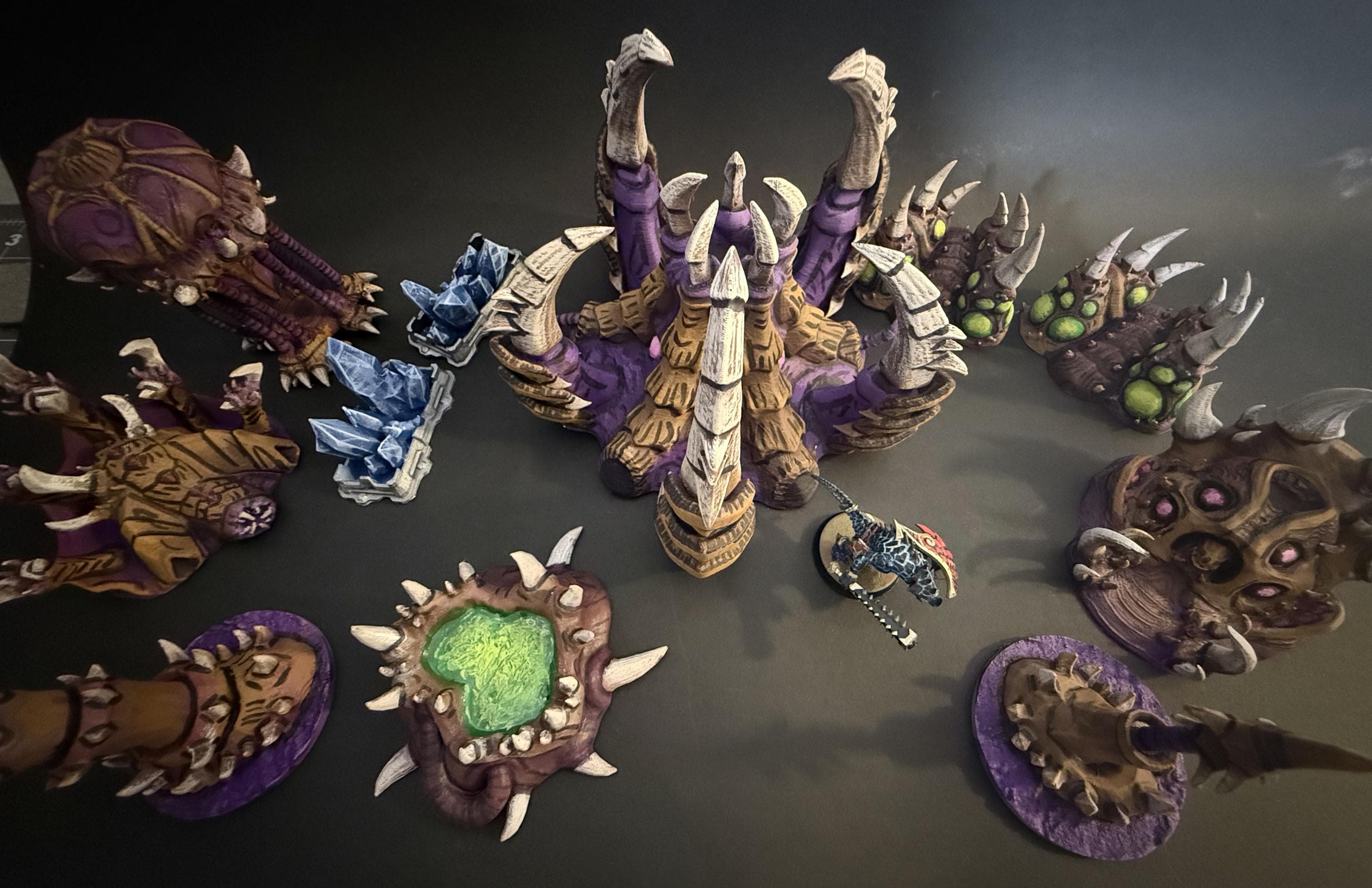 Zerg Base Layout Zerg Jumbo Base - Unpainted - FDM Printed Table Top Terrain for ...