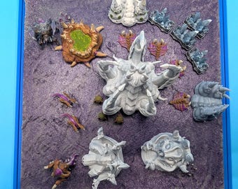 Mini Zerg Base Diorama - Resin and FDM - Unpainted