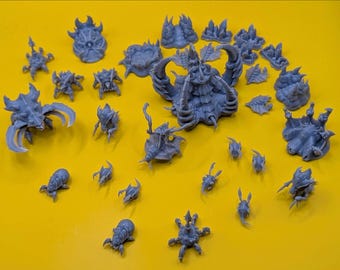 Base en miniatura Zerg (juego de 30 piezas)