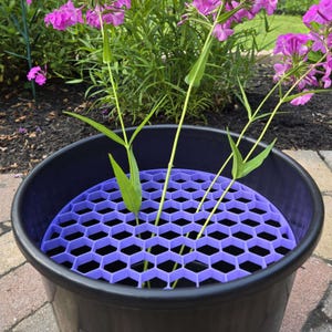 Plant Flower Stem Grid Holder Insert for Buckets - Size Large