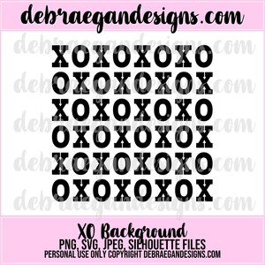 X0 Background Cut File - SVG, PNG, JPEG, studio 3 - Silhouette Cameo, Cricut - Scrapbooking Layout