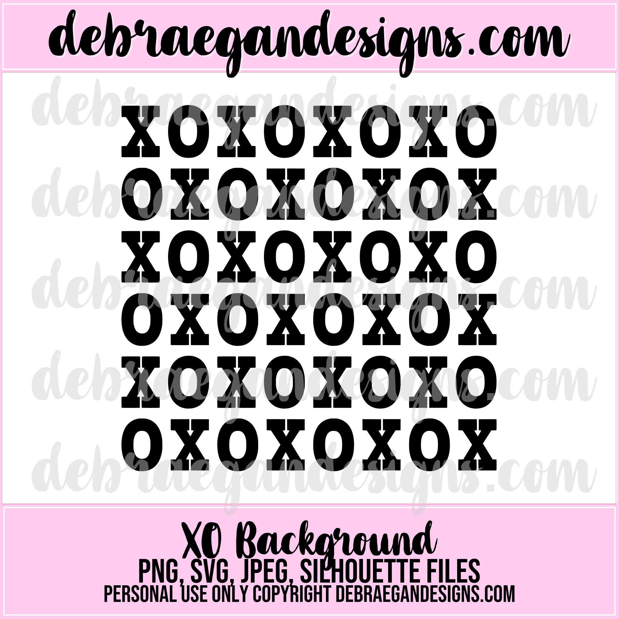 X0 Background Cut File - SVG, PNG, JPEG, Studio 3 - Silhouette Cameo ...