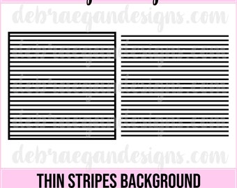 Thin Stripes Background Cut File - 2 Styles - SVG, PNG, JPEG - Silhouette Cameo, Cricut - Cut File, Scrapbooking - Digital Cut File