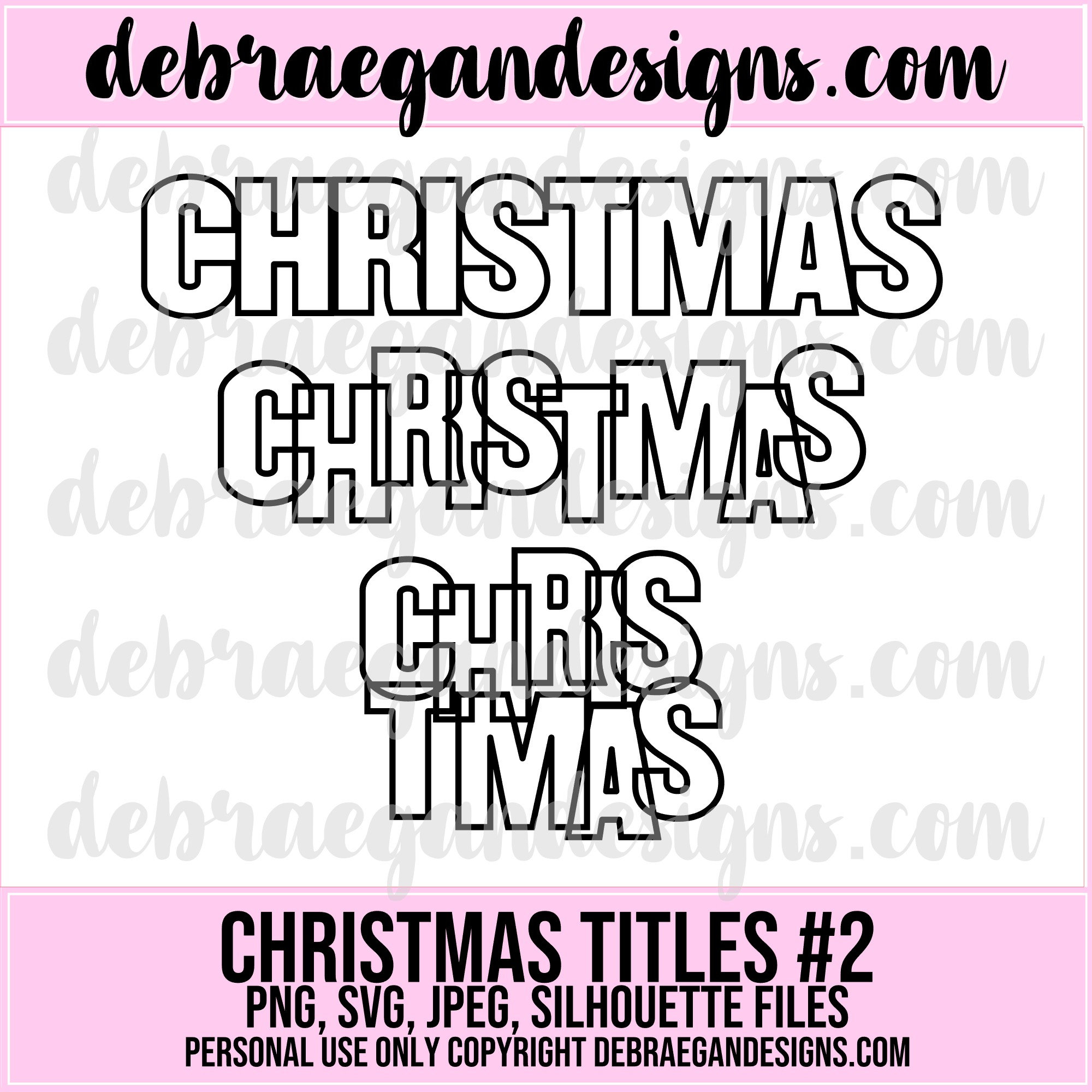 Printable Christmas Titles