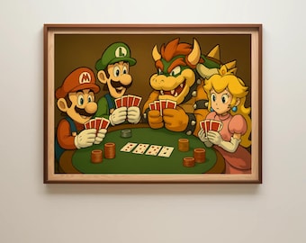 Club Nintendo Premium Mario Trump Playing Cards Gold & Clear Poker
