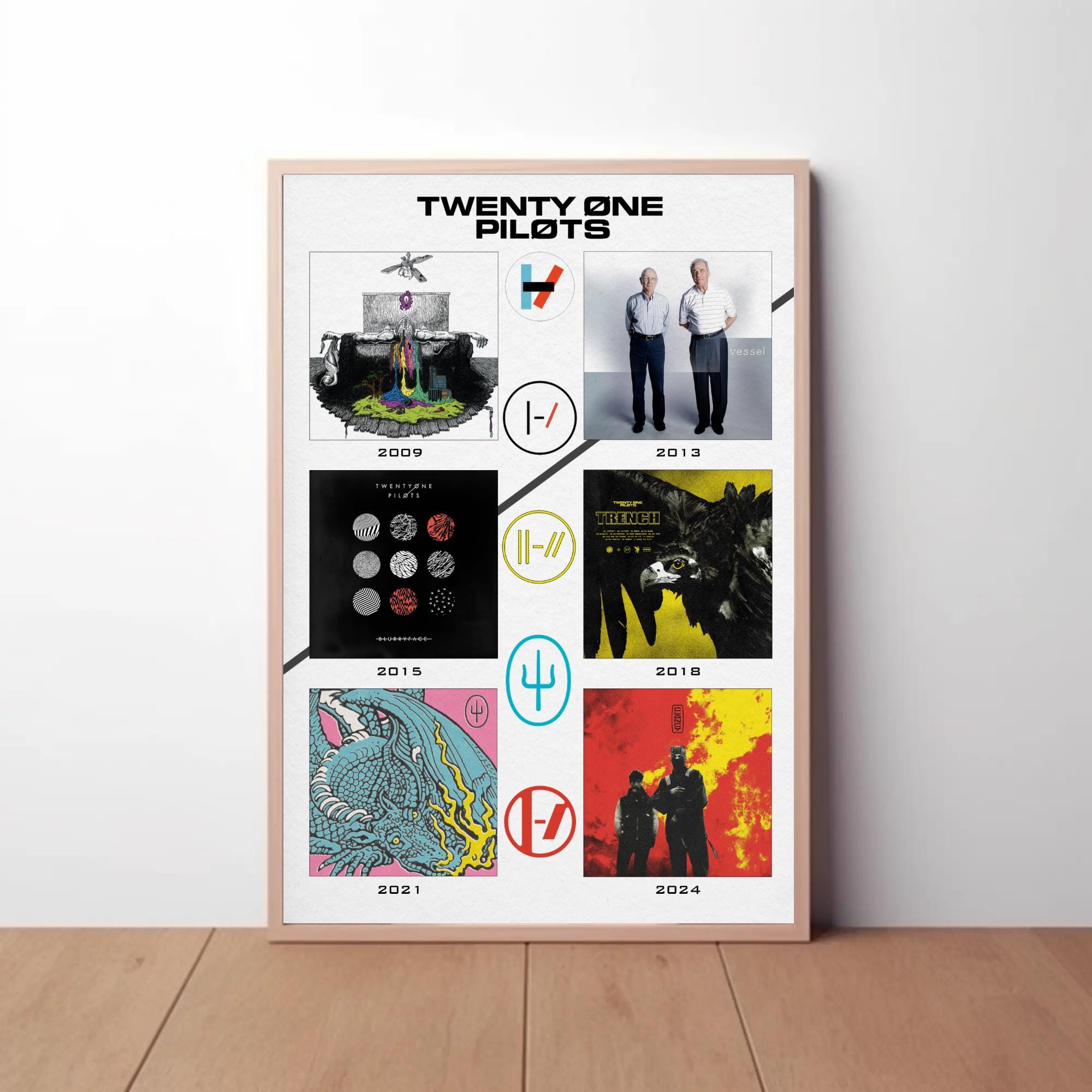 Signed Twenty One Pilots - Etsy