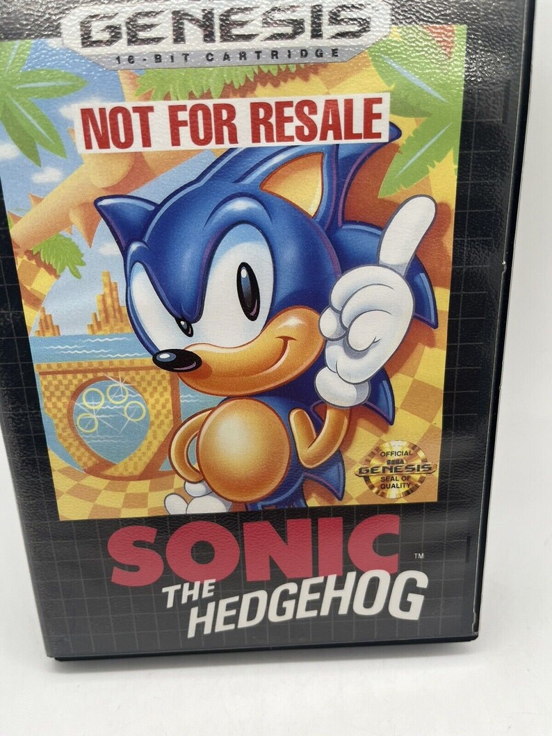 Sonic the Hedgehog Sega Genesis, 1991 Complete With Manual Not for ...