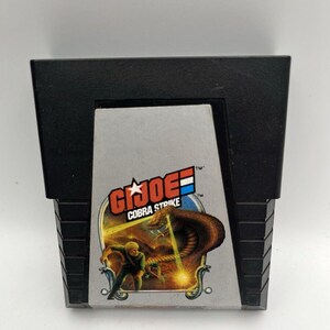 Atari 2600 GI Joe Cobra Strike authentieke gamecartridge met afbeeldingslabel