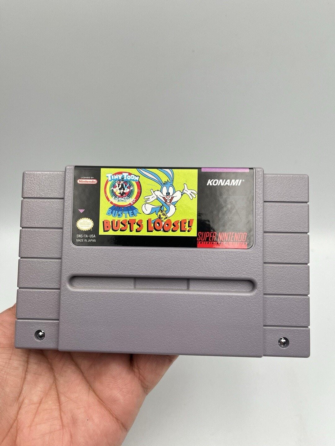 Tiny Toon Adventures: Buster Busts Loose (SNES, 1993), Cart Only ...