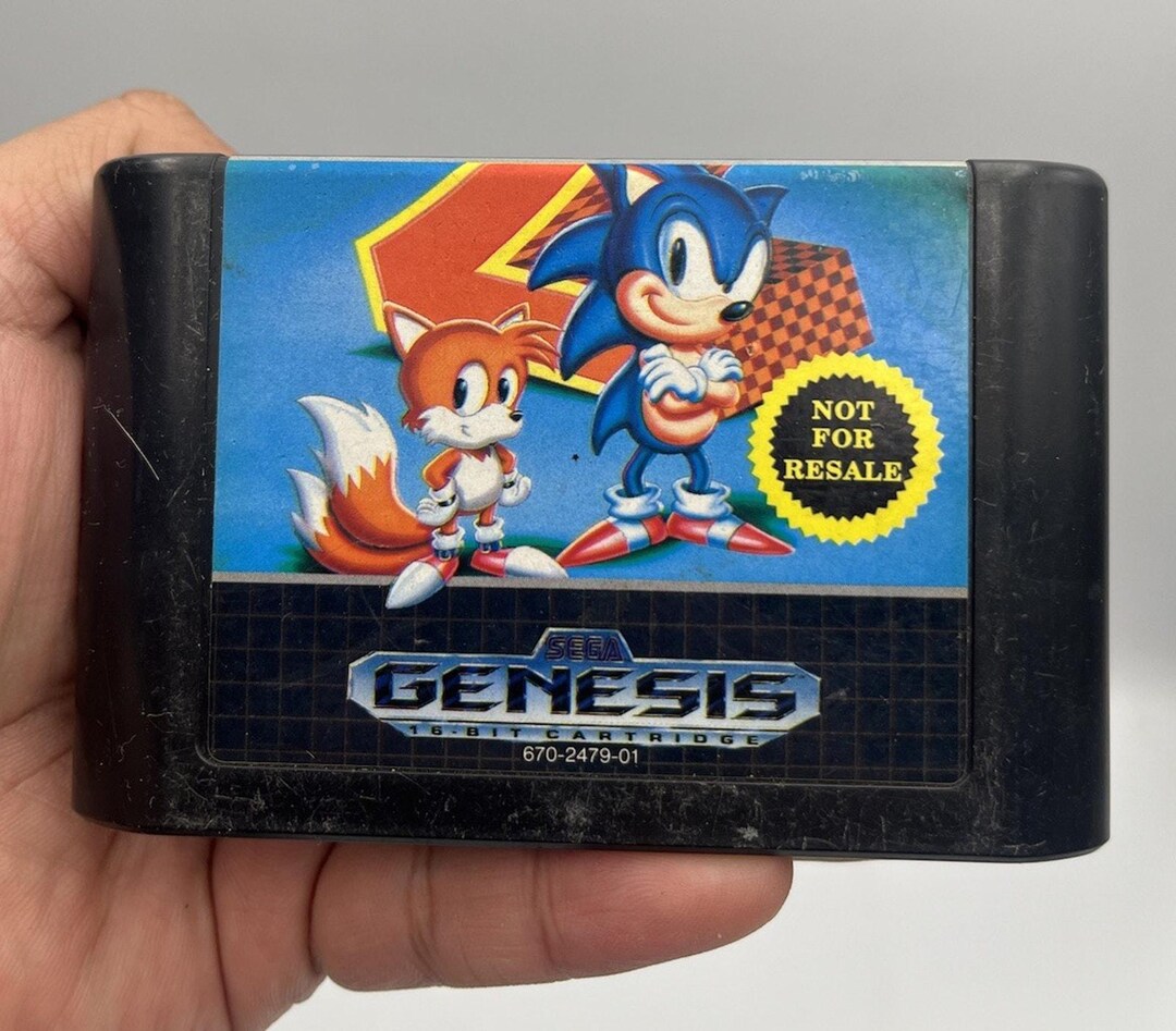 Sonic the Hedgehog 2 (SEGA Genesis, 1992) Not for Resale