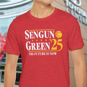 Maglietta dei giocatori dei Rockets, maglietta della campagna politica, regalo per i tifosi di basket di Houston, abbigliamento per i tifosi Alperen Sengun e Jalen Green, maglietta unisex