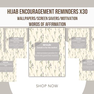 Empowering Hijabis: Inspirational Motivation Cards for Your Hijab Journey | Hijab Islamic motivation cards for reverts | Gift for new Muslim