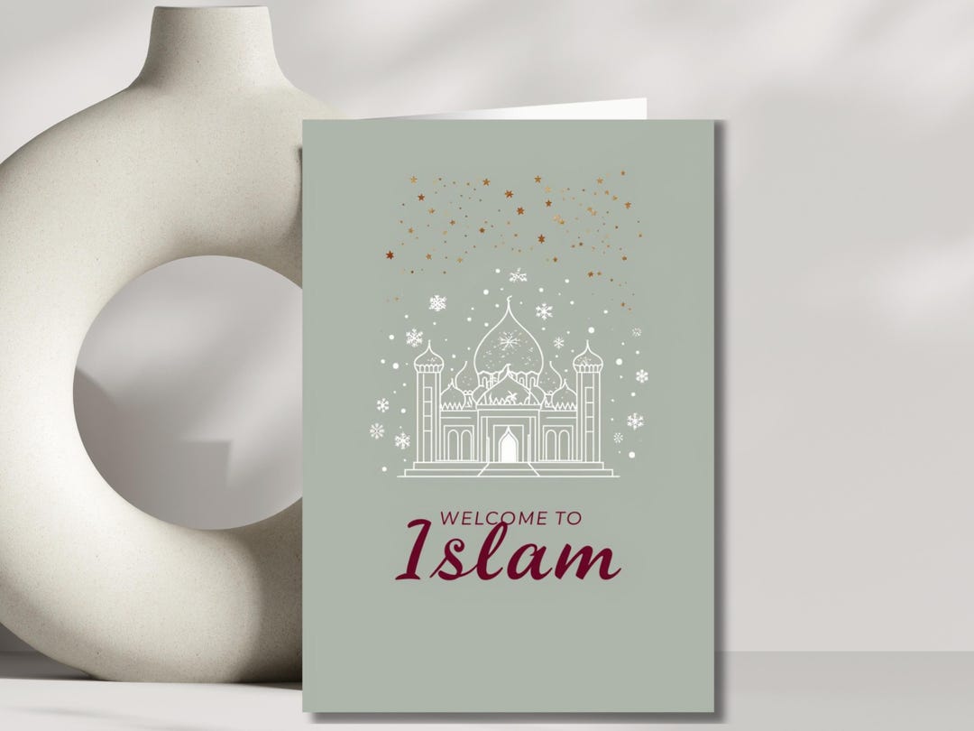 Elegant Welcome to Islam Card for Reverts (PDF) - Etsy